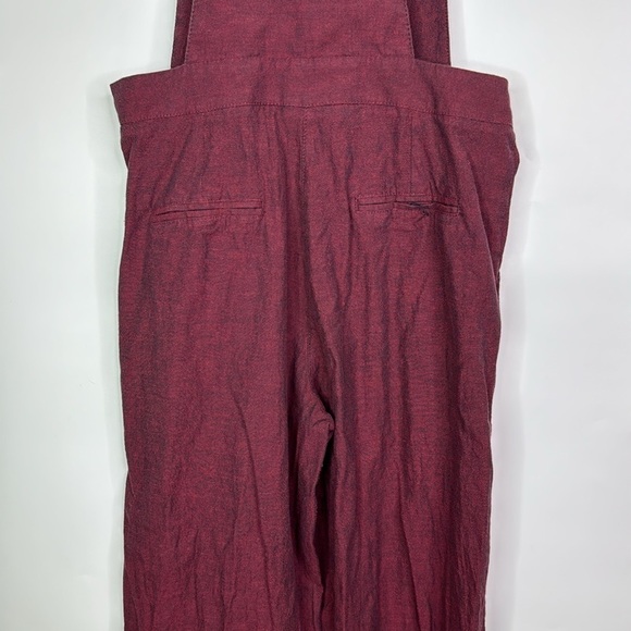 Los Bandito Burgundy Red Overalls Size Small - Picture 6 of 12